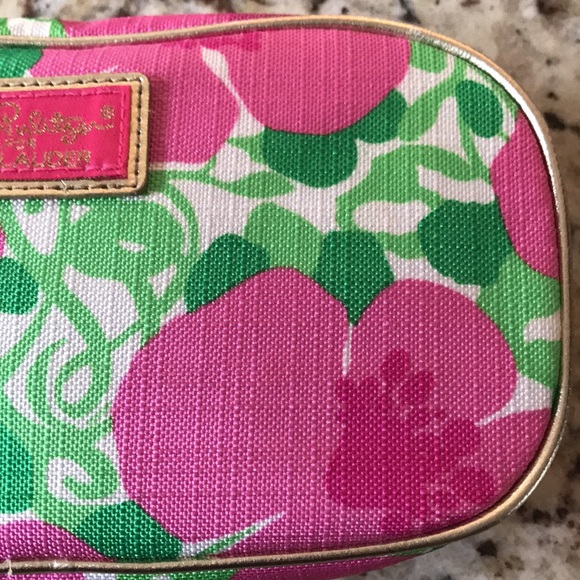 Lilly Pulitzer for Estée Lauder Toiletry Cosmetics Make-up Pencil Case - Picture 6 of 9